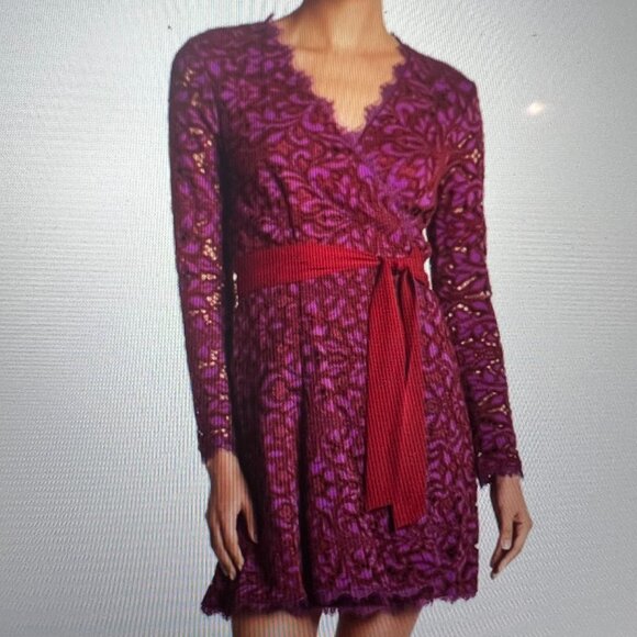 Diane Von Furstenberg shaelyn wrap dress, size 6 - Picture 1 of 5